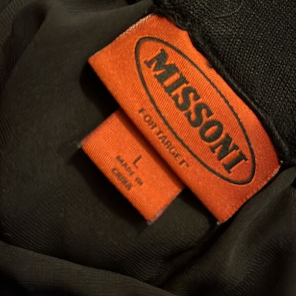 Missoni x Target Black Midi Skirt Sz L - Picture 2 of 3